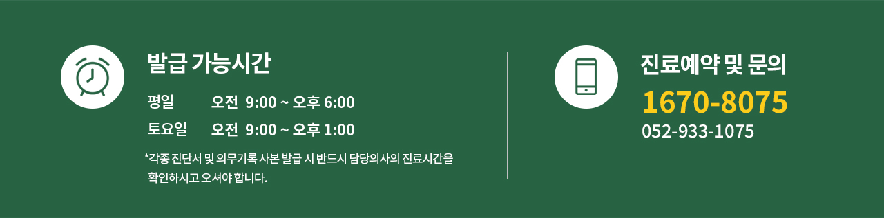 증명서 발급 가능시간